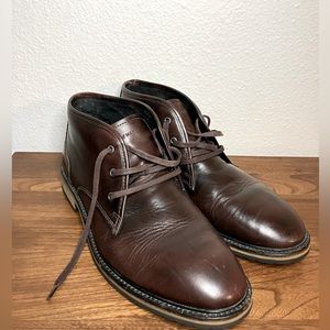 Andrew Marc Woodside men’s Leather Chukka Boot‎ Burgundy